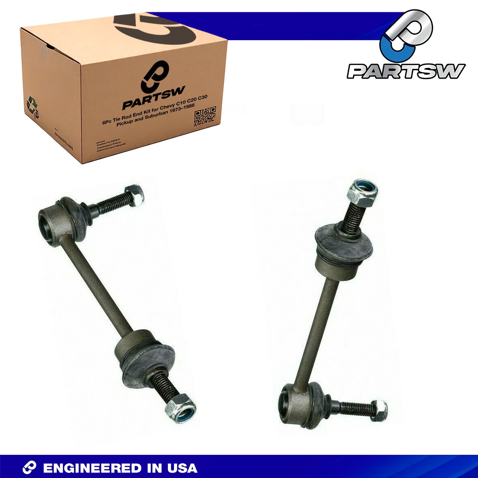 PartsW 2Pc Sway Bar End Link Kit for Ford Crown Victoria 1998-2002