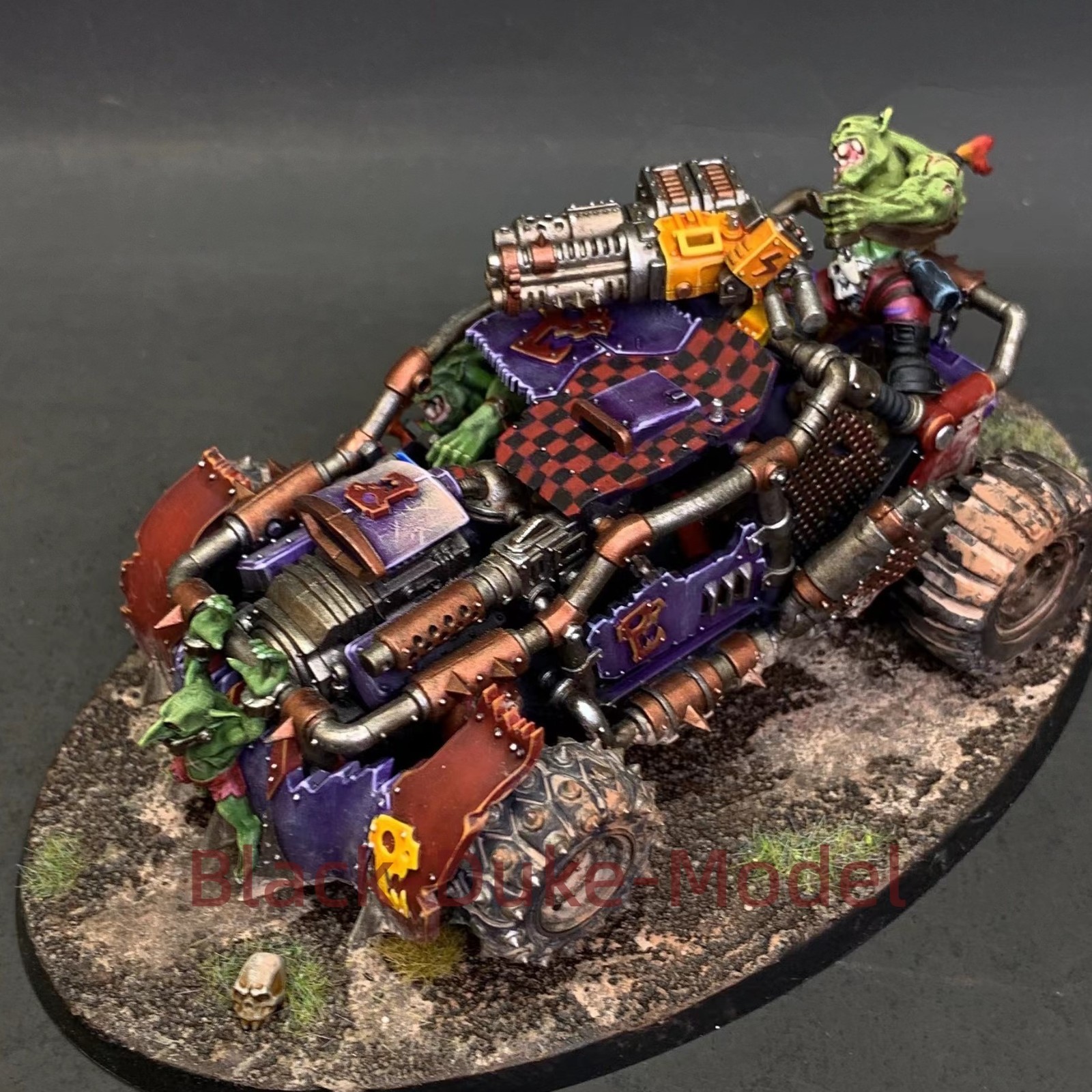 Warhammer 40K Boomdakka Snazzwagon Xenos Armies Orks Presale Painted Gallery GW