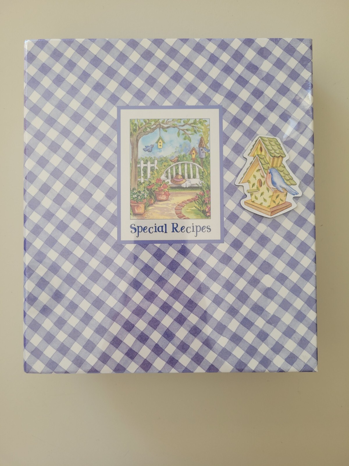 Special Recipes Binder Hardcover Fridge Magnet Birdhouse Vintage Craft Scrapbook