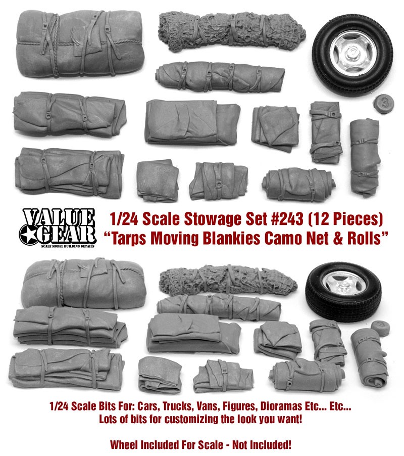 Value Gear 1/24 Universal Gear #3 (12pcs) ''Tarp Stuff''