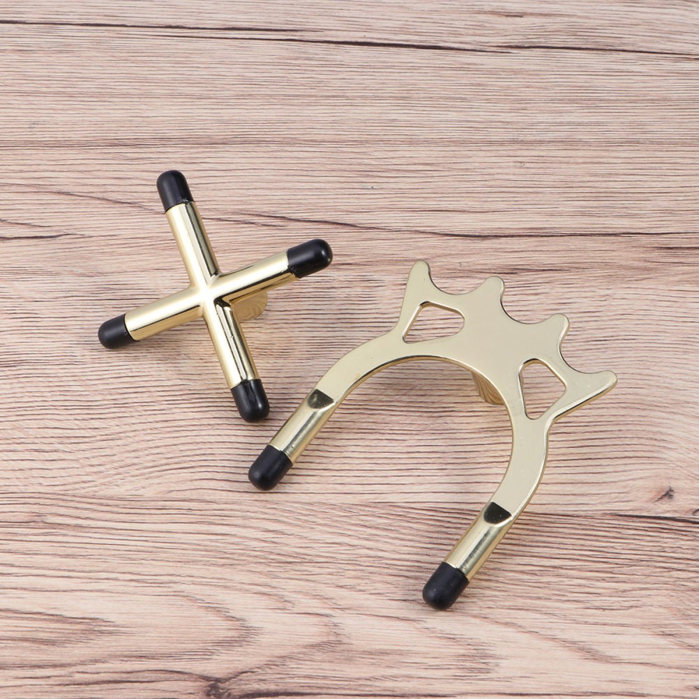 2Pcs Pool Cue Holder Assorted Color with Creative Antler Design for Billiard Use