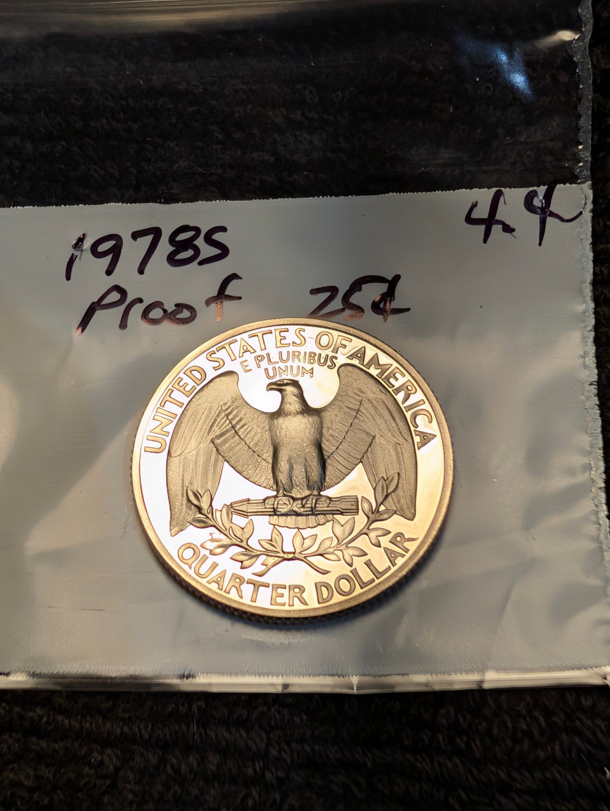 1978-S Proof Washington Quarter ** From Proof Set **