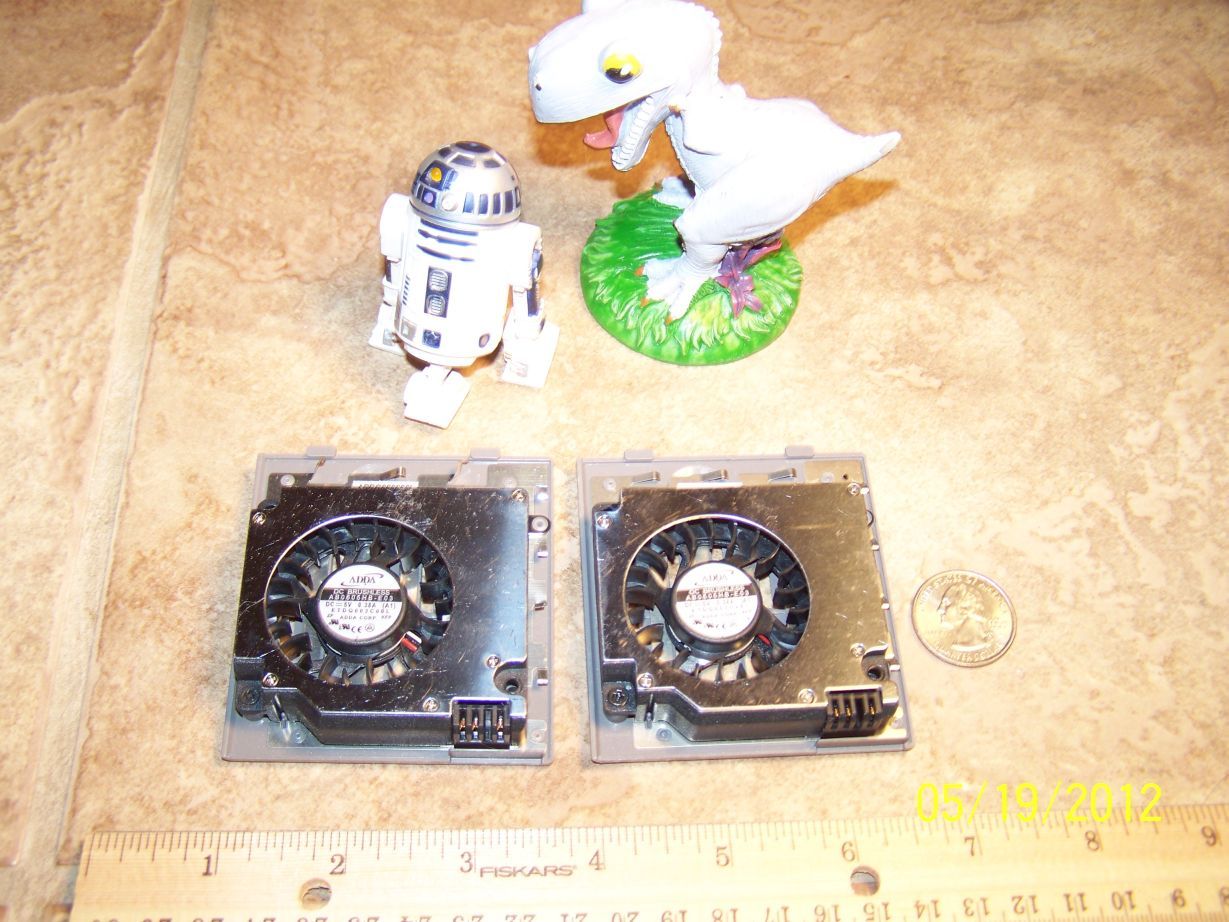 2x Lot  Dell Latitude D800 Inspiron 8500 8600 M60 Laptop Fans AB0605HB-E03