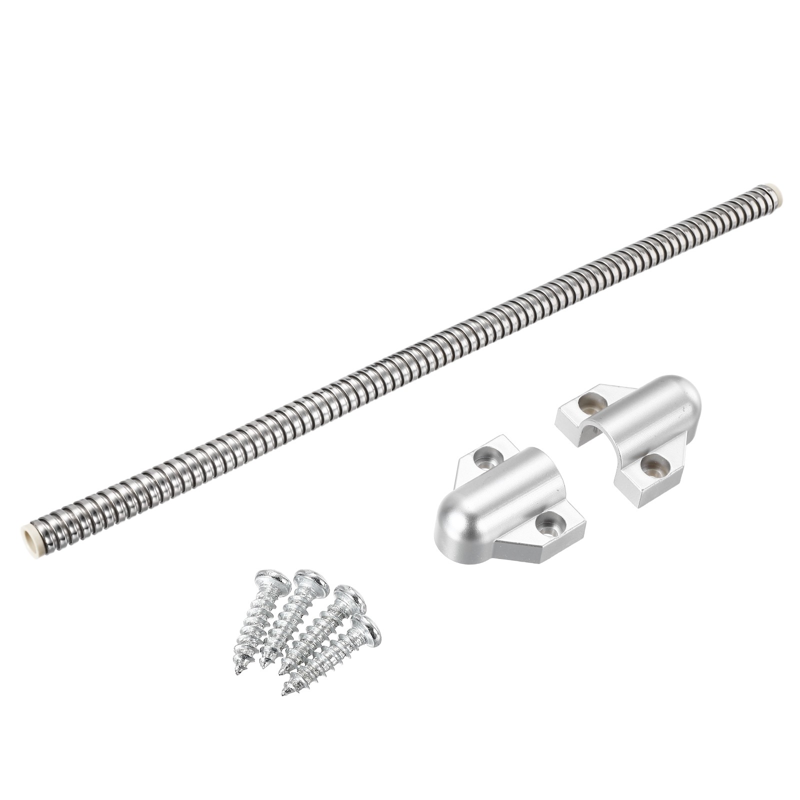 Flexible Door Loop Wire Protection Sleeving Protector with Ends 400x11.2mm White