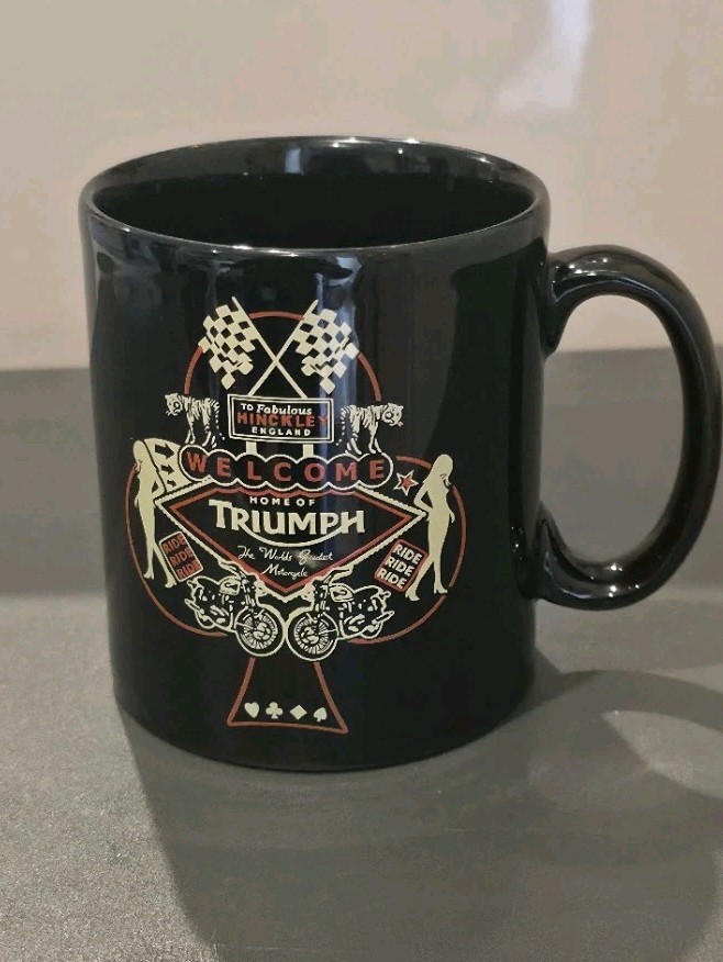 Tams Triumph Black Mug Welcome To Fabulous Hinckley Home Of Triumph Motorcycle