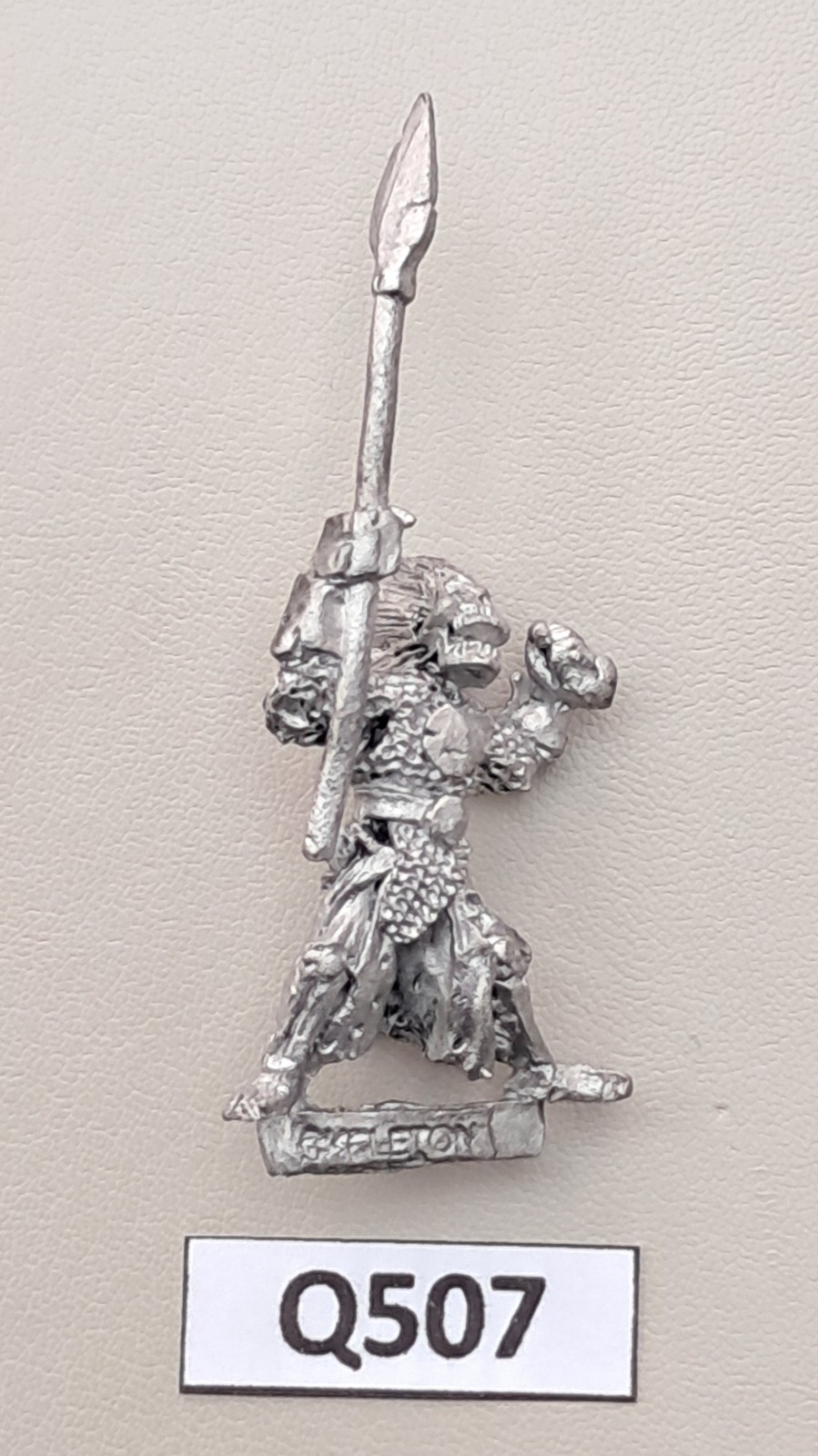 Vampire Counts Undead Skeleton with Spear - GW - Metal (Q507)