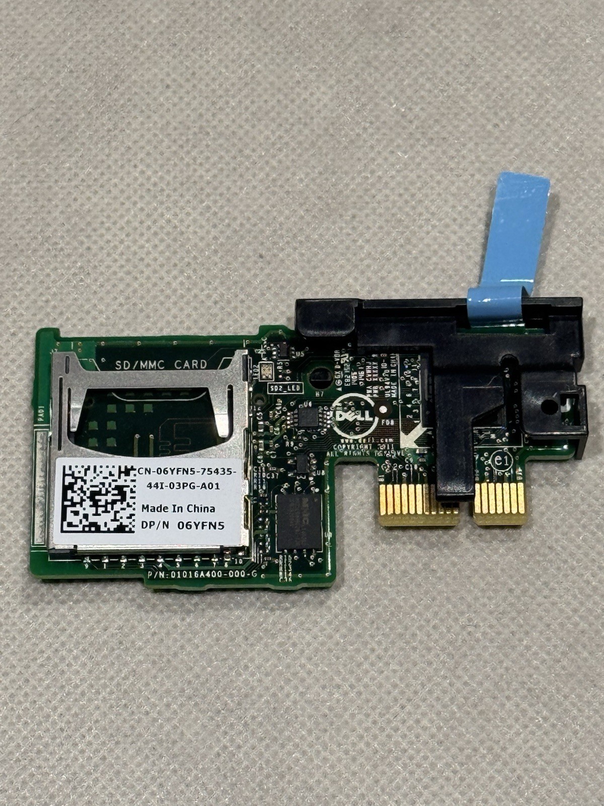 Dell 6YFN5 R720 R620 SD Card Module Reader 06YFN5