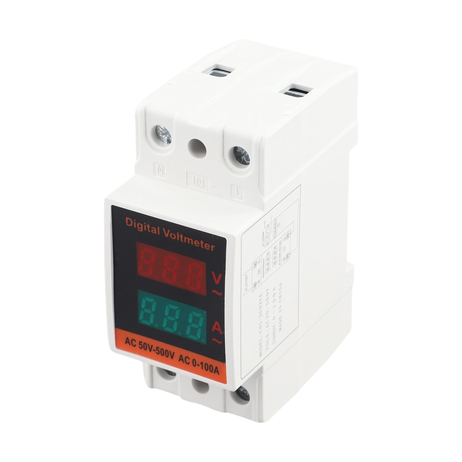 AC Voltage and for current Meter with Dual Display for Fast and Easy