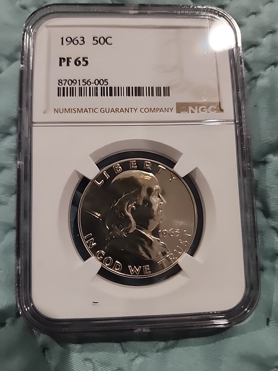 1963 Franklin Half Dollar Proof Silver