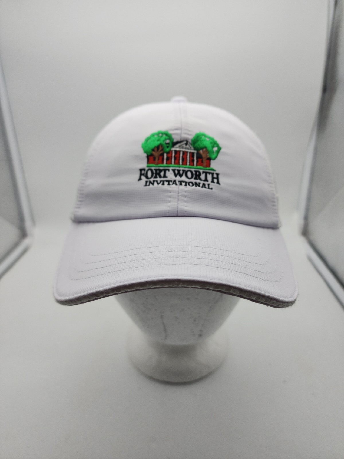Fort Worth Invitational Golf Cap White Mens Imperial Adjustable "MARSHAL" RARE