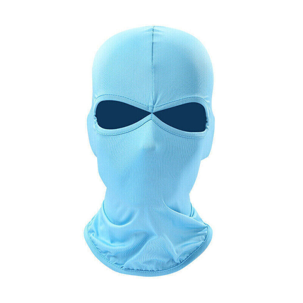 2 Holes Full Face Mask Tactical Balaclava Hood UV Protectio Military Face Cover