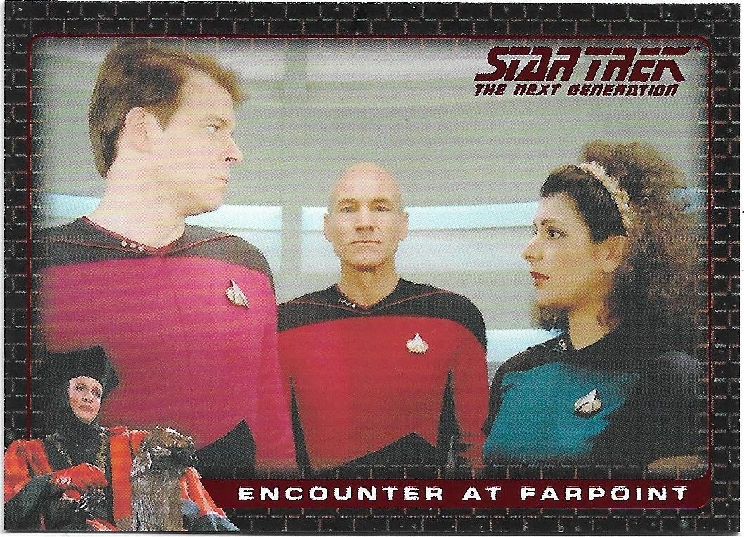 Star Trek TNG Archives Inscriptions Encounter at Farpoint E1 -E46 You Pick card
