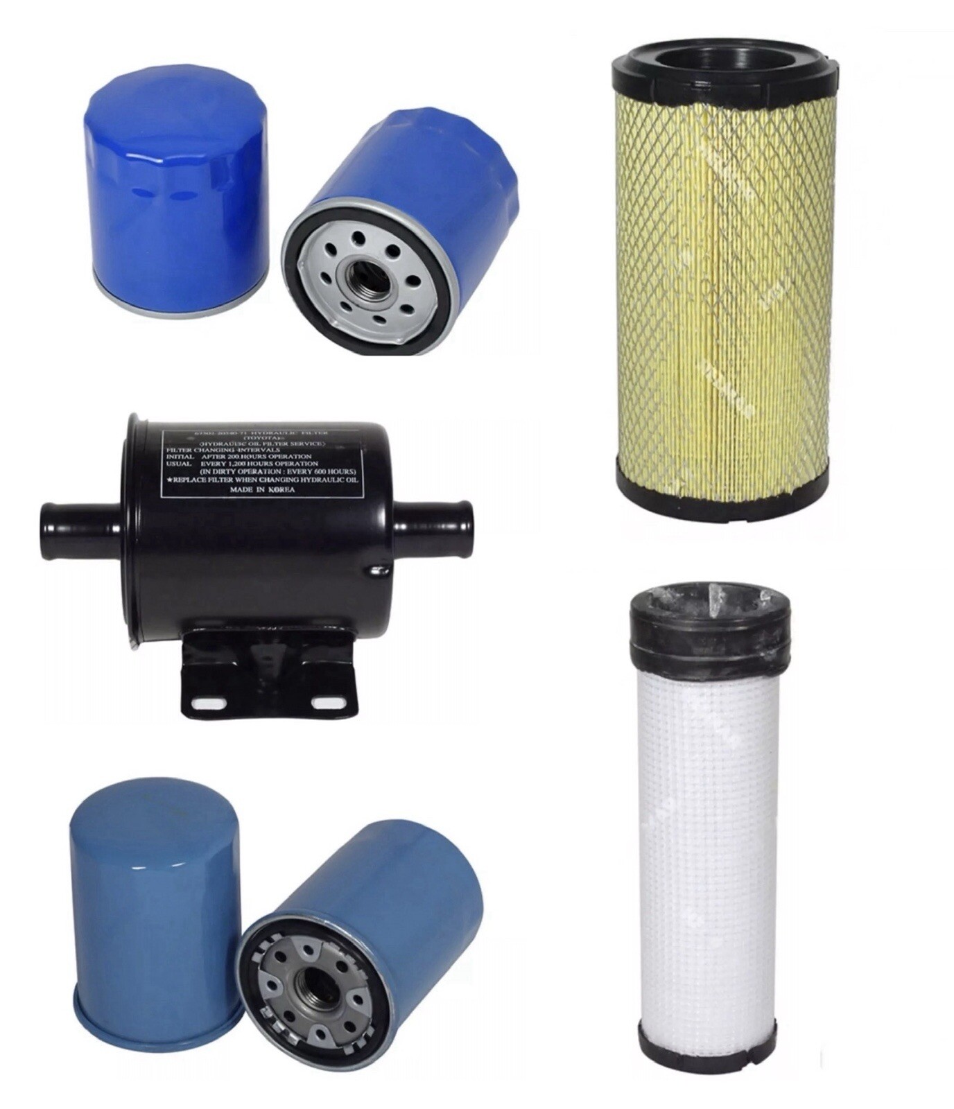 Toyota Forklift Overhaul Filter Kit For 8FGU20,25,30,32 | 4Y Engine