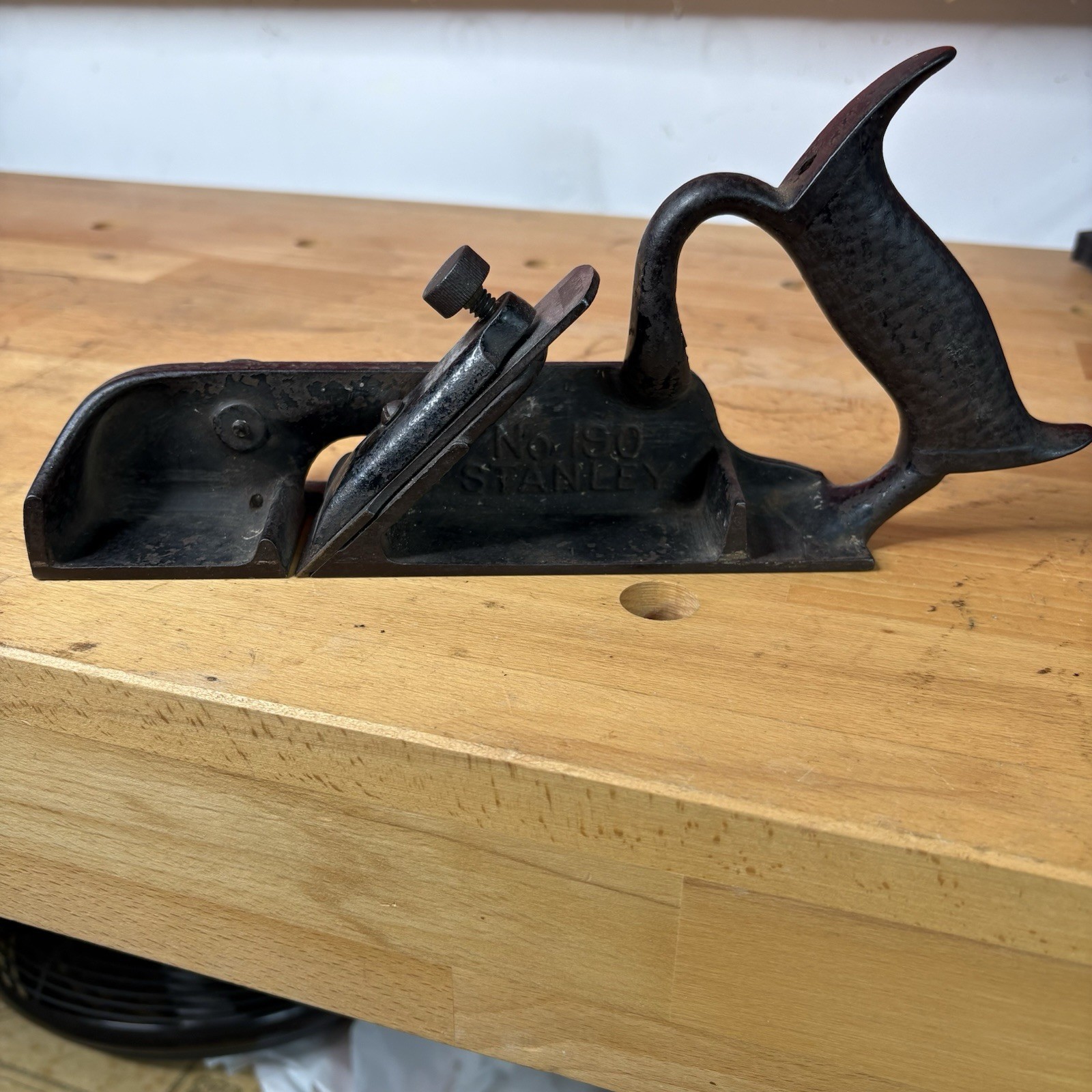 Vintage Stanley Rule & Level No 190 Rabbet Plane With Depth Stop