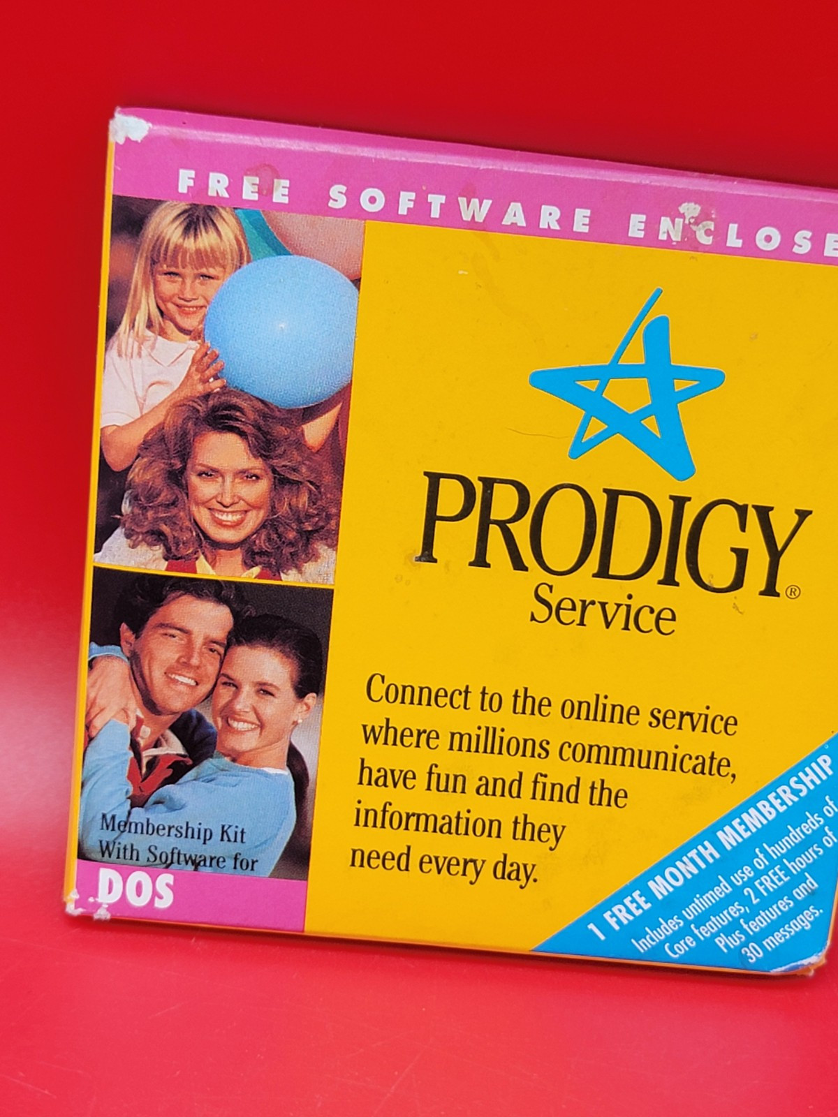 Vintage Prodigy Online Internet Interactive DOS Personal Kit 3.5" NEVER OPENED