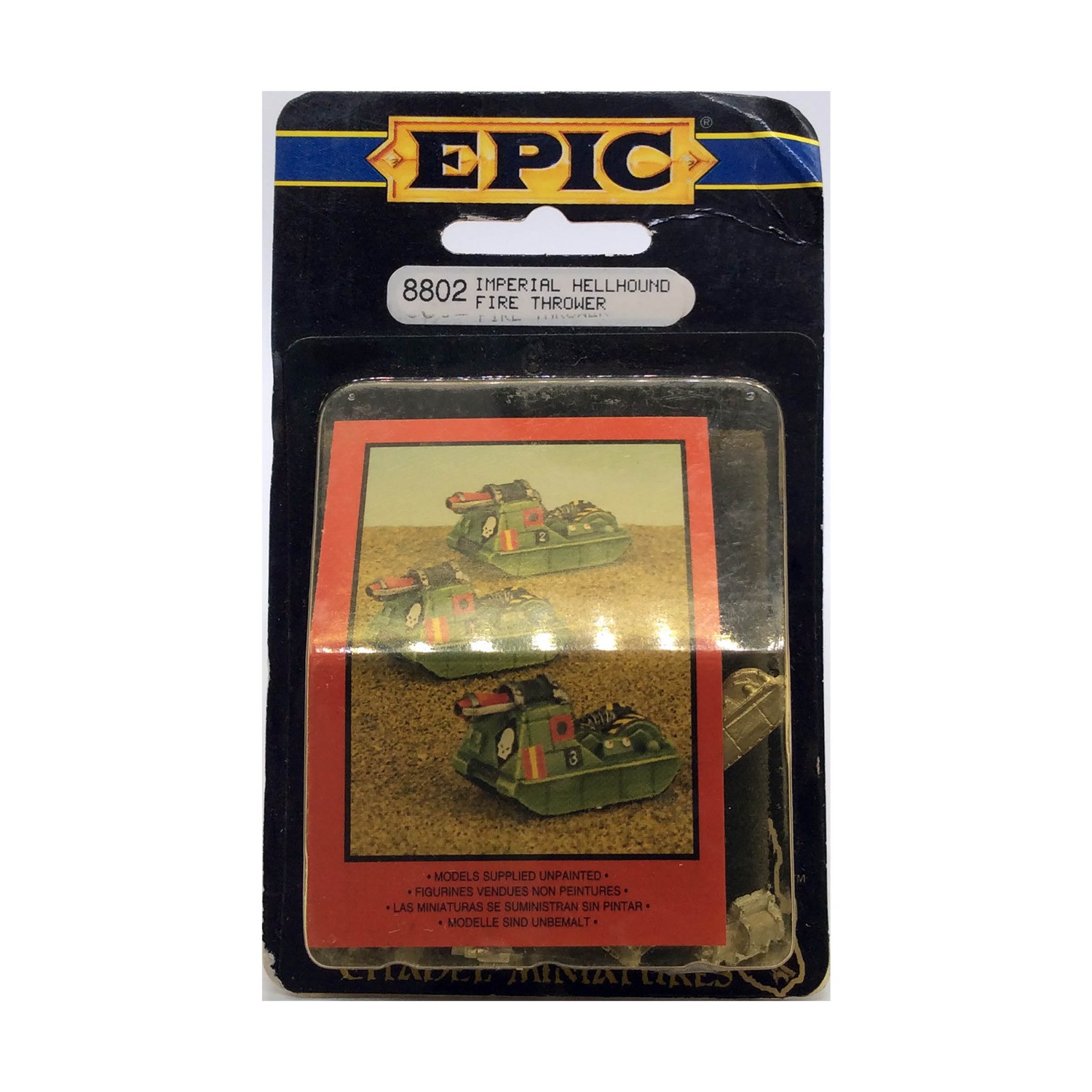 GW Epic 40k Imperial Guard Hellhound Fire Throwers Pack NM
