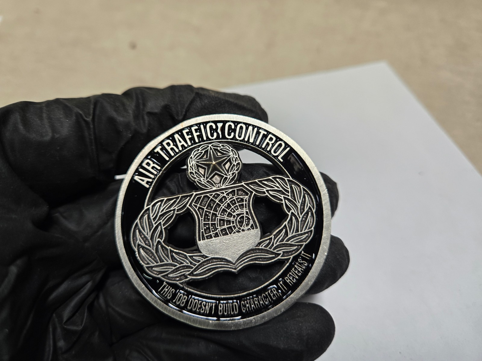 US Military Challenge Coin Air Traffic Control Aviation