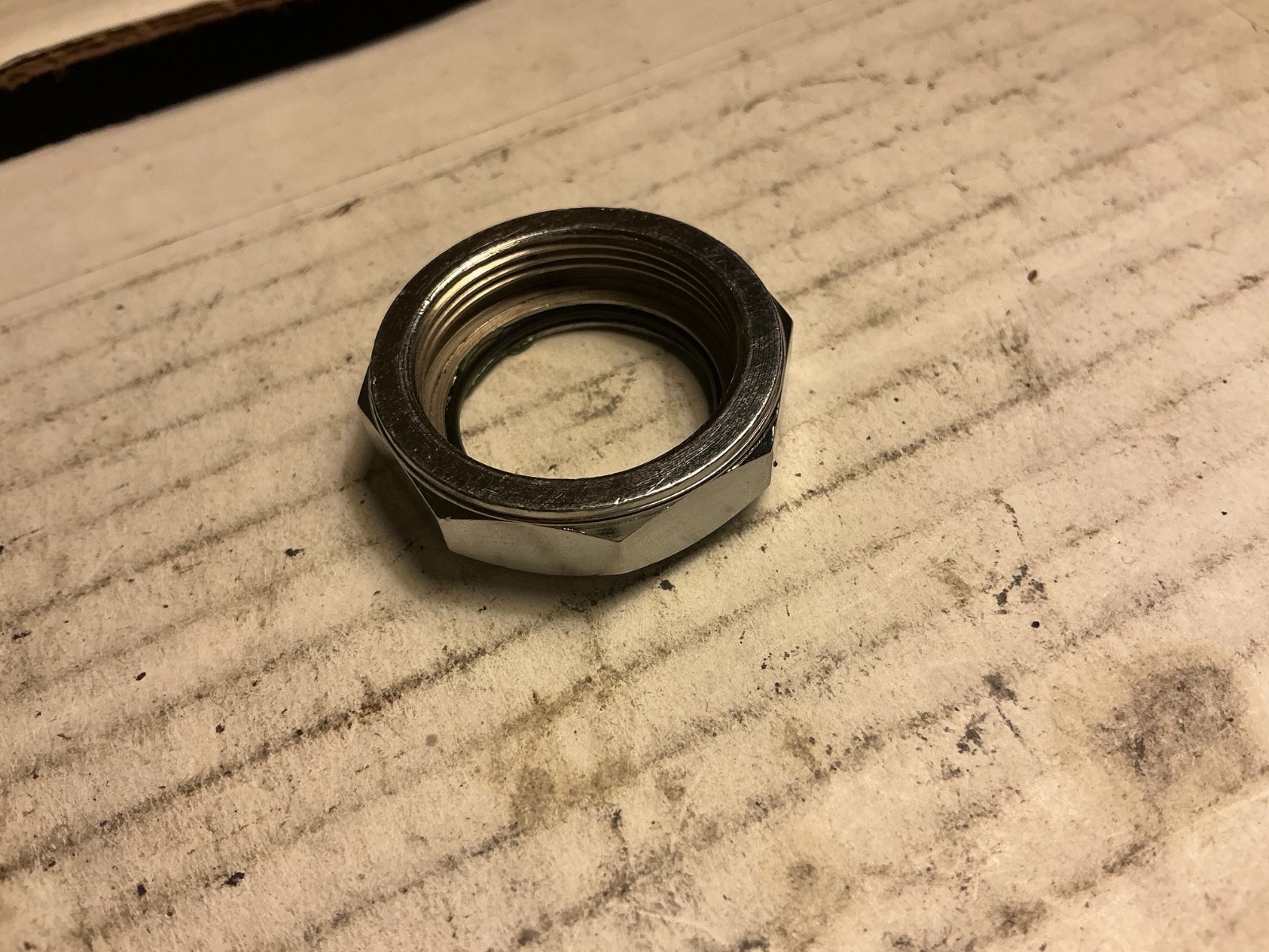 Specialized Bicycle 1" chrome headset locknut