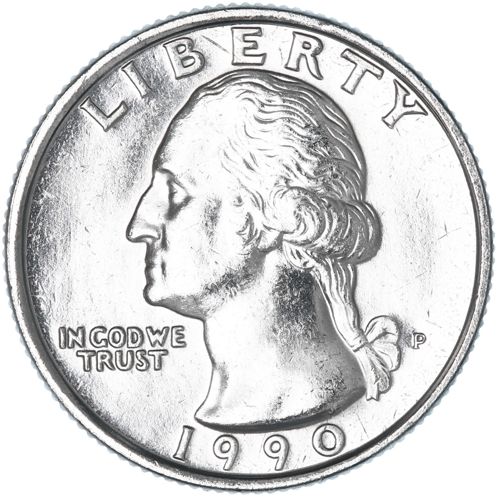1990 P Washington Quarter BU US Coin