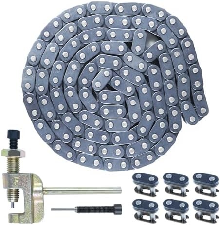 T8F Drive Chain 134 Links with Chain Breaker Kit for 2 Stroke 43cc 47cc 49cc 50c