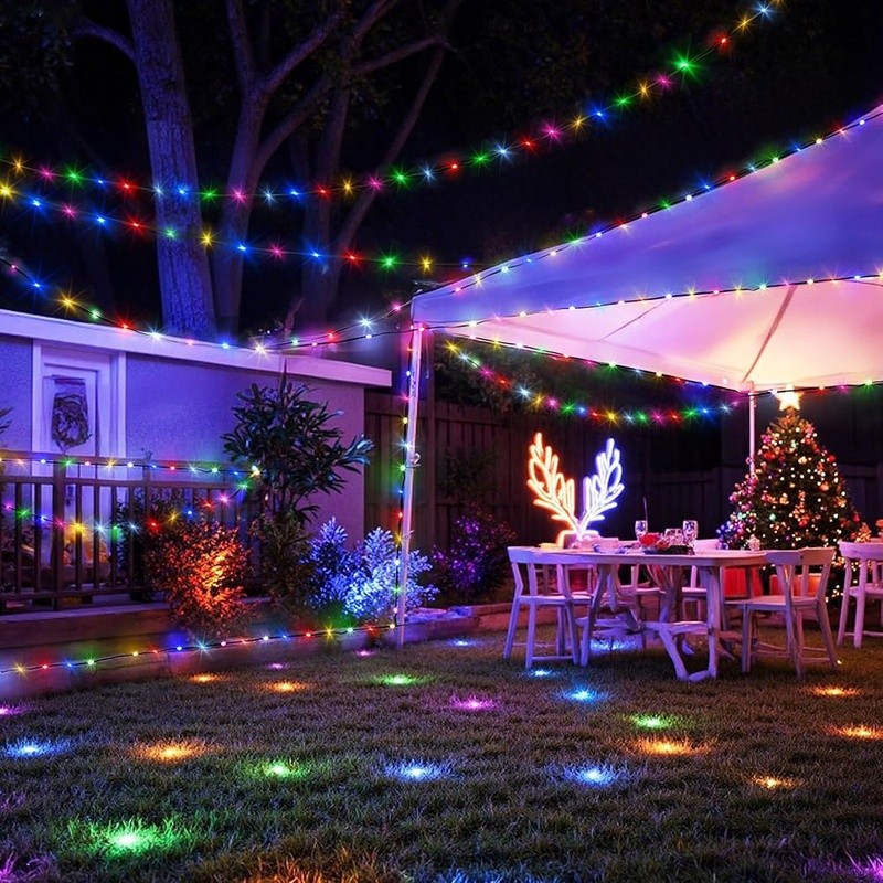 394FT LED Fairy String Lights 1200 Multicolor 8 Modes Remote Waterproof Timer US
