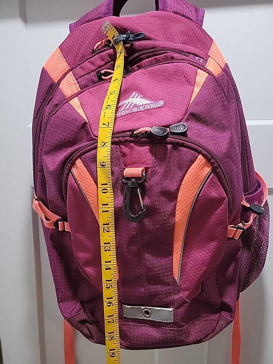 High Sierra Backpack with suspension strap system hot Pink