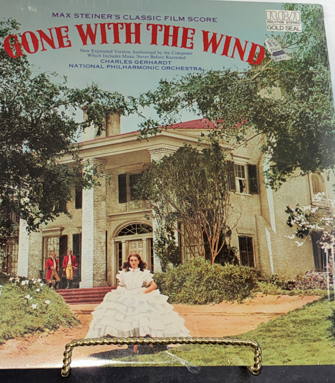 Gone with the Wind RCA Gold Seal Expanded Version Max Steiner Film Score 1987