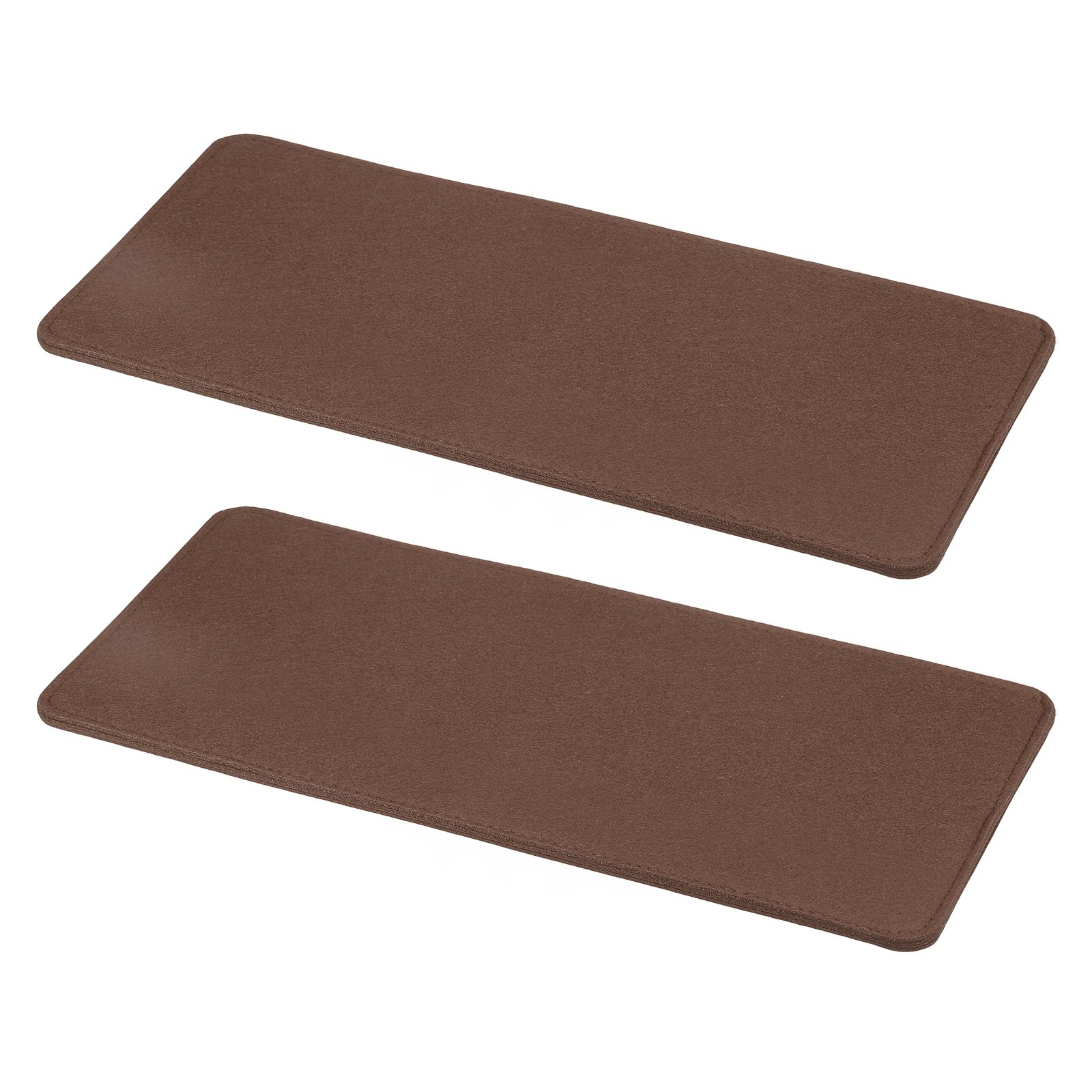 2Pcs Felt Base Shaper, 13 x 6 Inch Rectangle Bag Bottom Shaper, Coffee