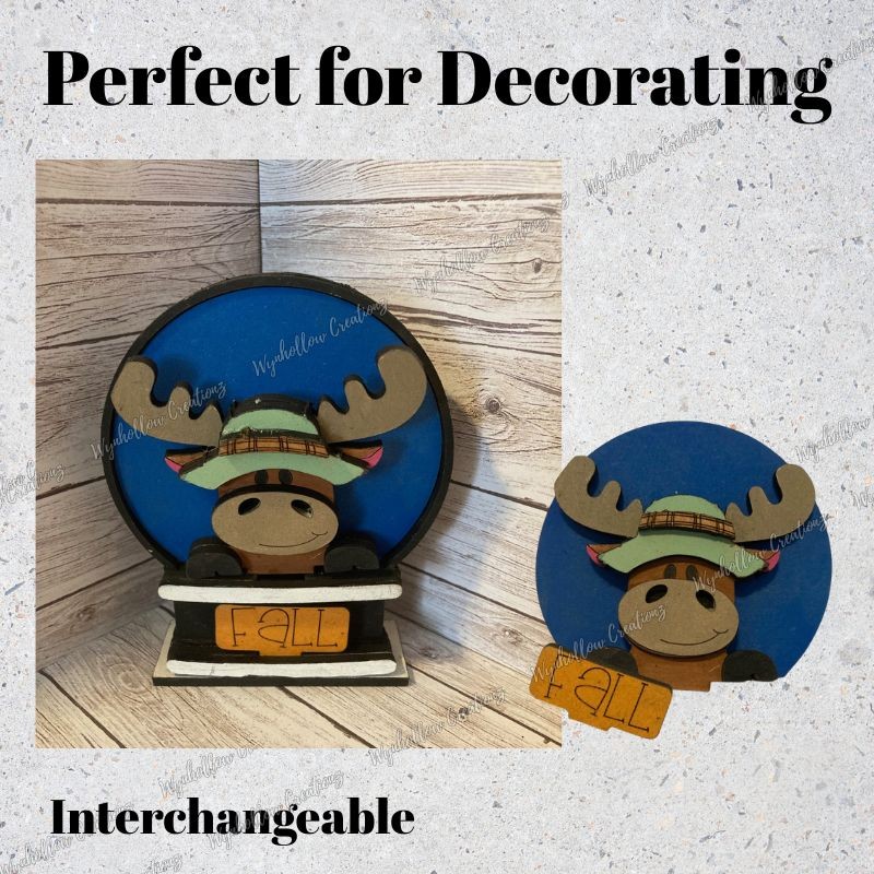 Christmas Gingerbread man Interchangeable Snow Globe