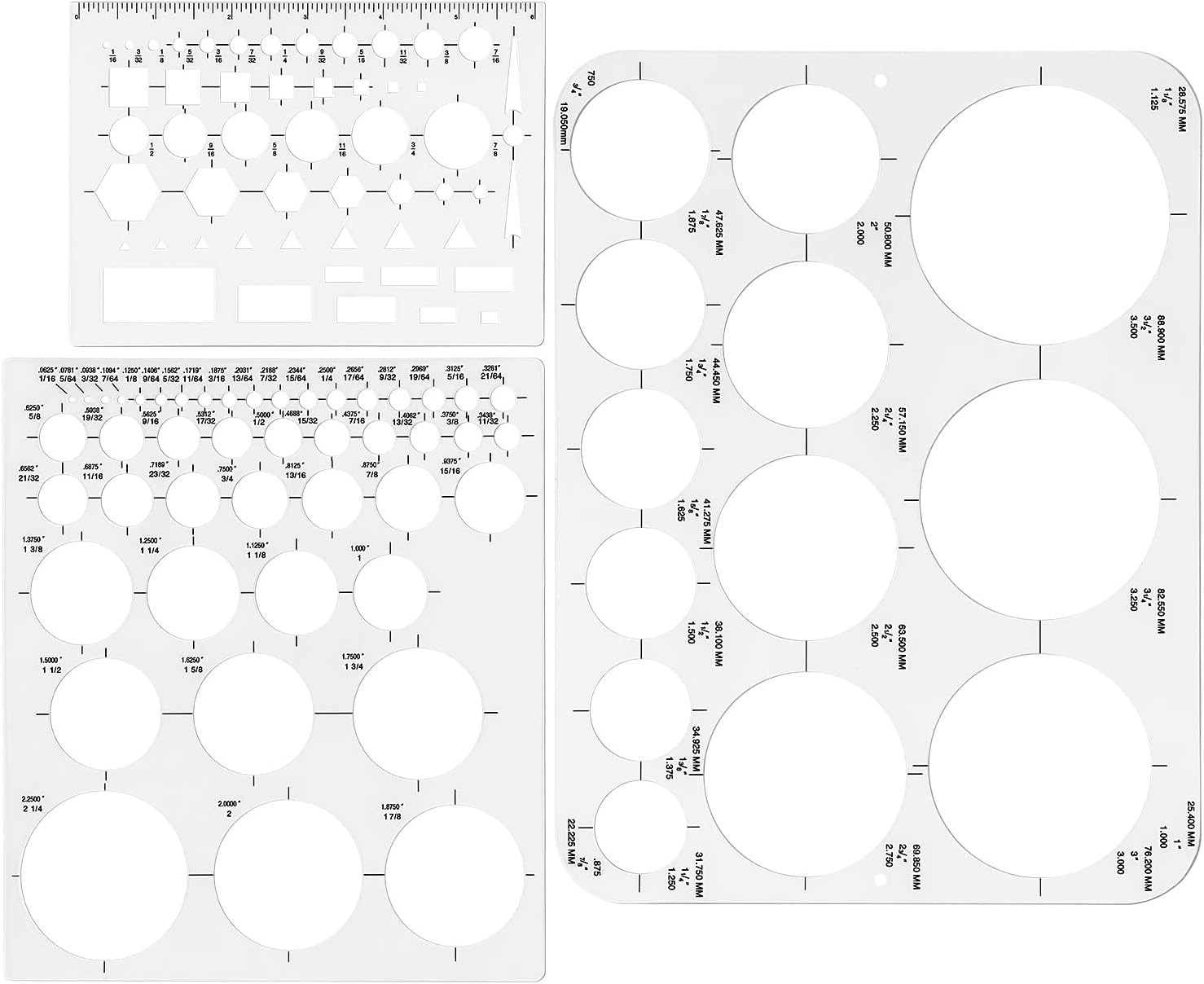 Tamaki Circle Template Circle Round Stencil Templates for Drafting for Office an