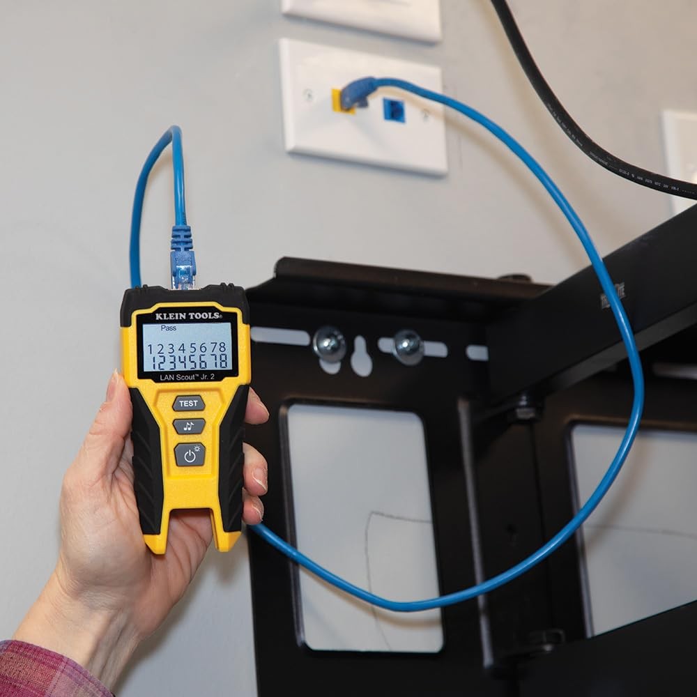 Cable Tester LAN Ethernet Network CAT5e CAT6 6A Wire Map Fault Detector
