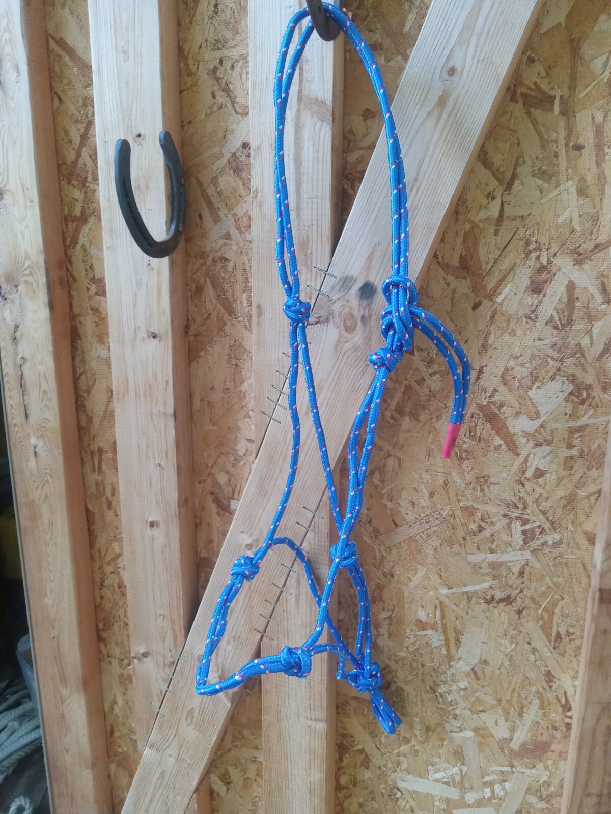 5/16 hand tied nylon rope halter by Broken Heart Halters