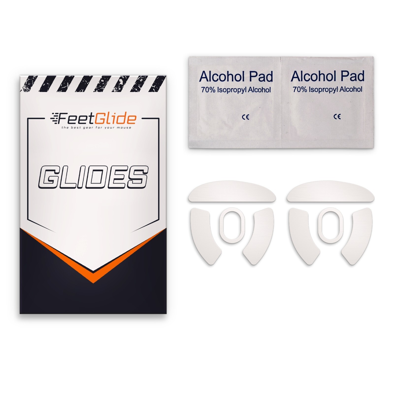 FeetGlide Skates for Keychron M2 Wireless Replacement Mouse Feet PTFE