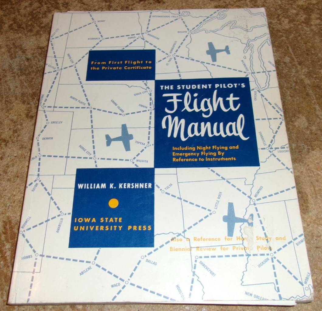 1979 student pilots flight manual in good shape used