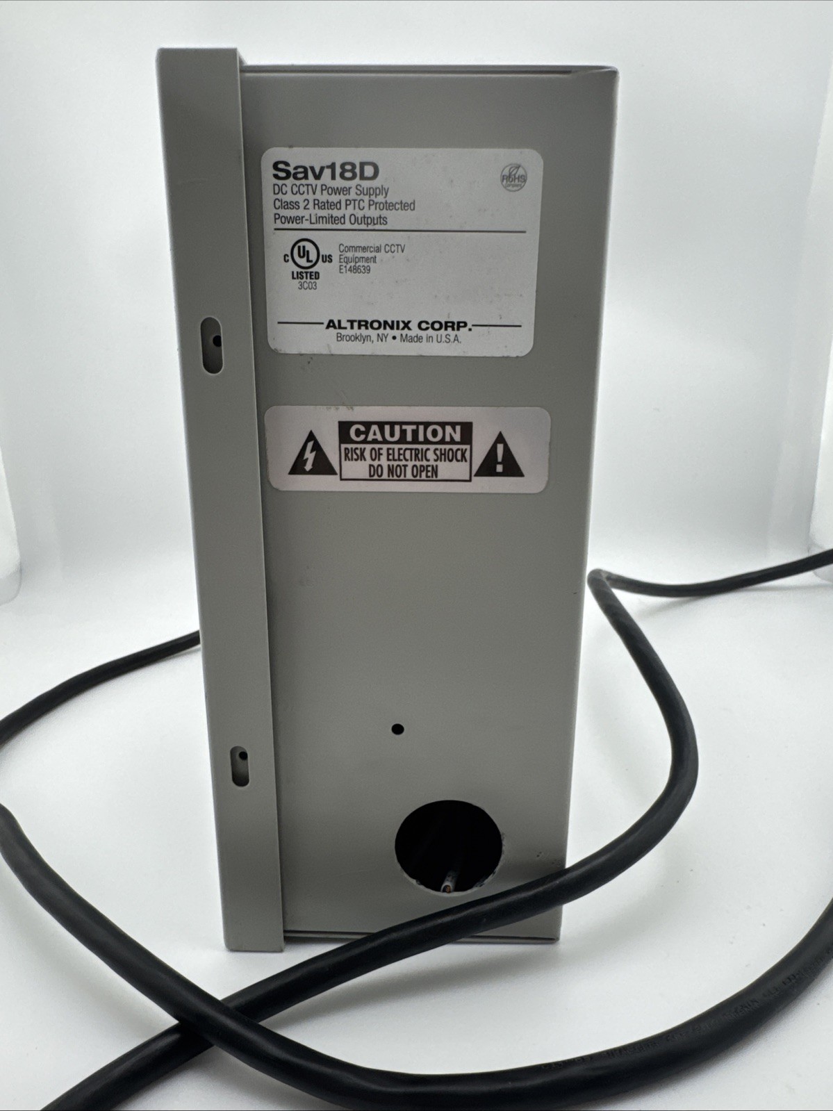 Altronix SAV18D 18-Device 115VAC DC CCTV Power Supply (Untested)