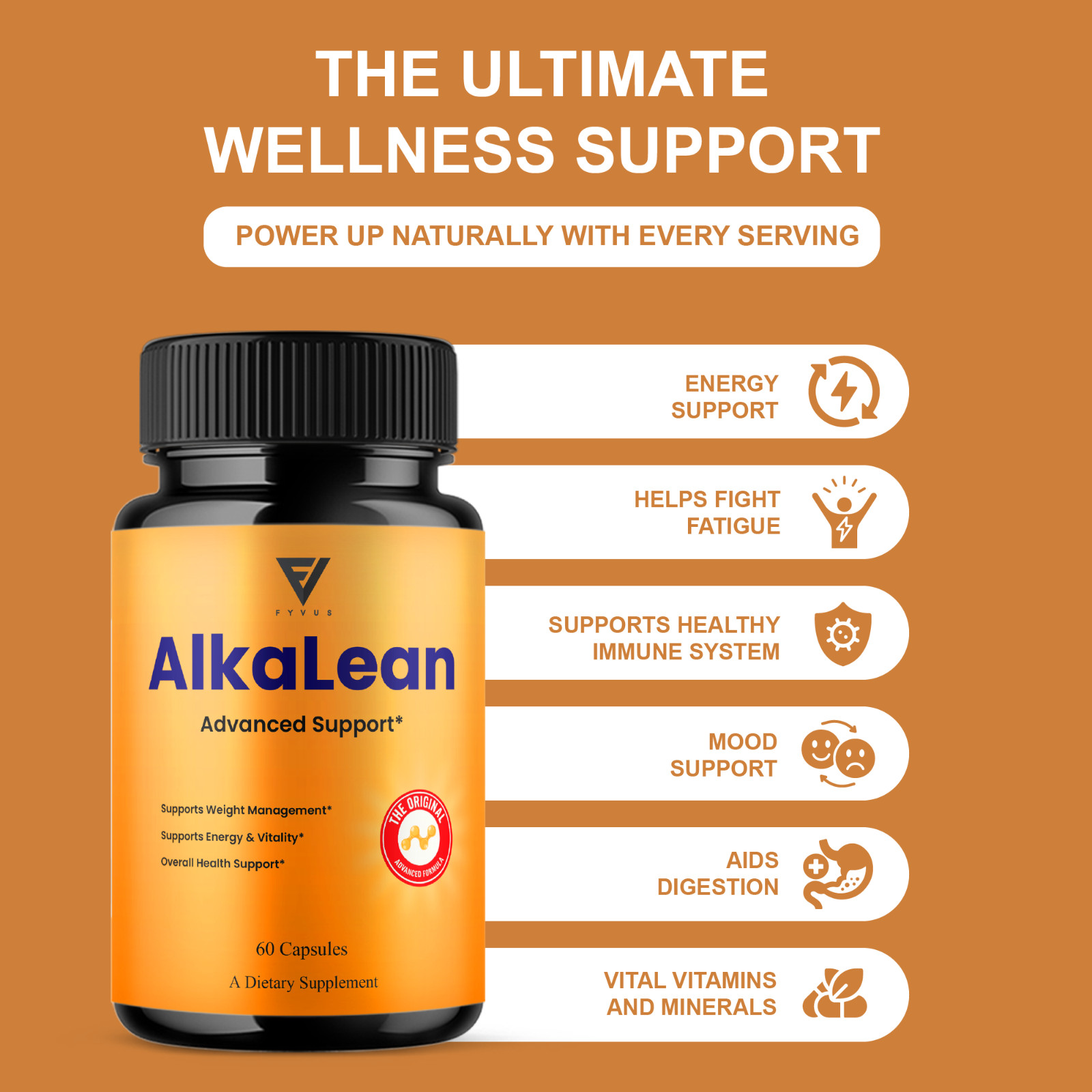 AlkaLean Weight Management Support, Alka Lean Advanced (60 Capsules)