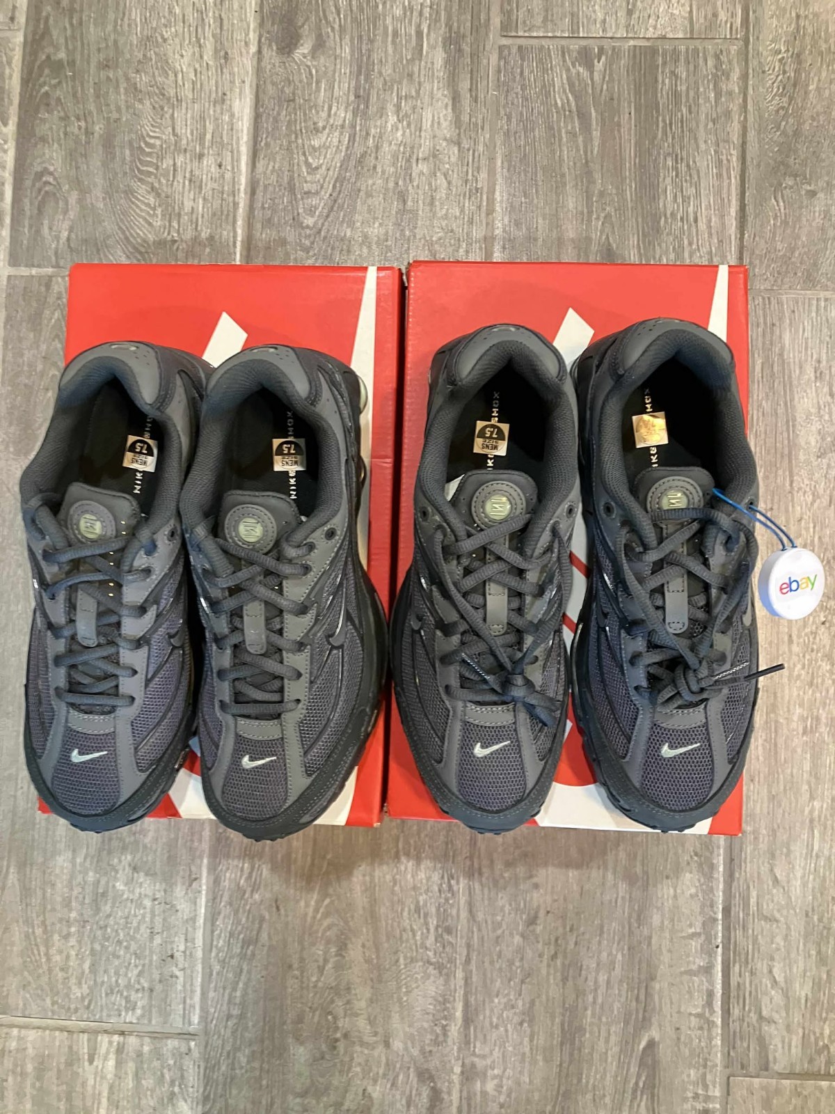 Nike Shox Ride 2 Iron Grey & Anthracite - HV2540-001 - BRAND NEW - Mens 7.5