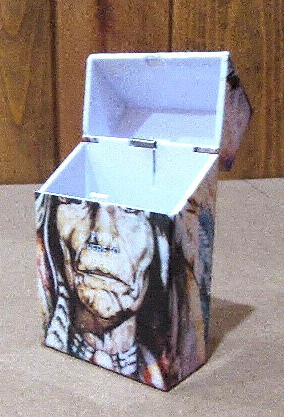 Cigarette Box, Creative Pattern Indian Acrylic Cigarette Case, 20 Cigarette Size