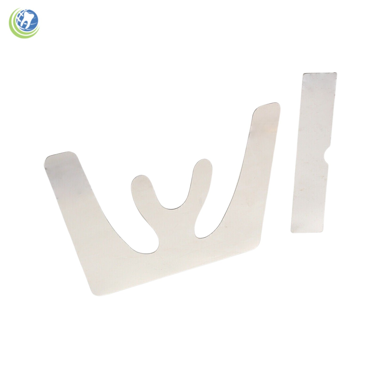 DENTAL OCCLUSAL MAXILLARY CASTING STAINLESS FOX BITE PLANE PLATE AUTOCLAVABLE