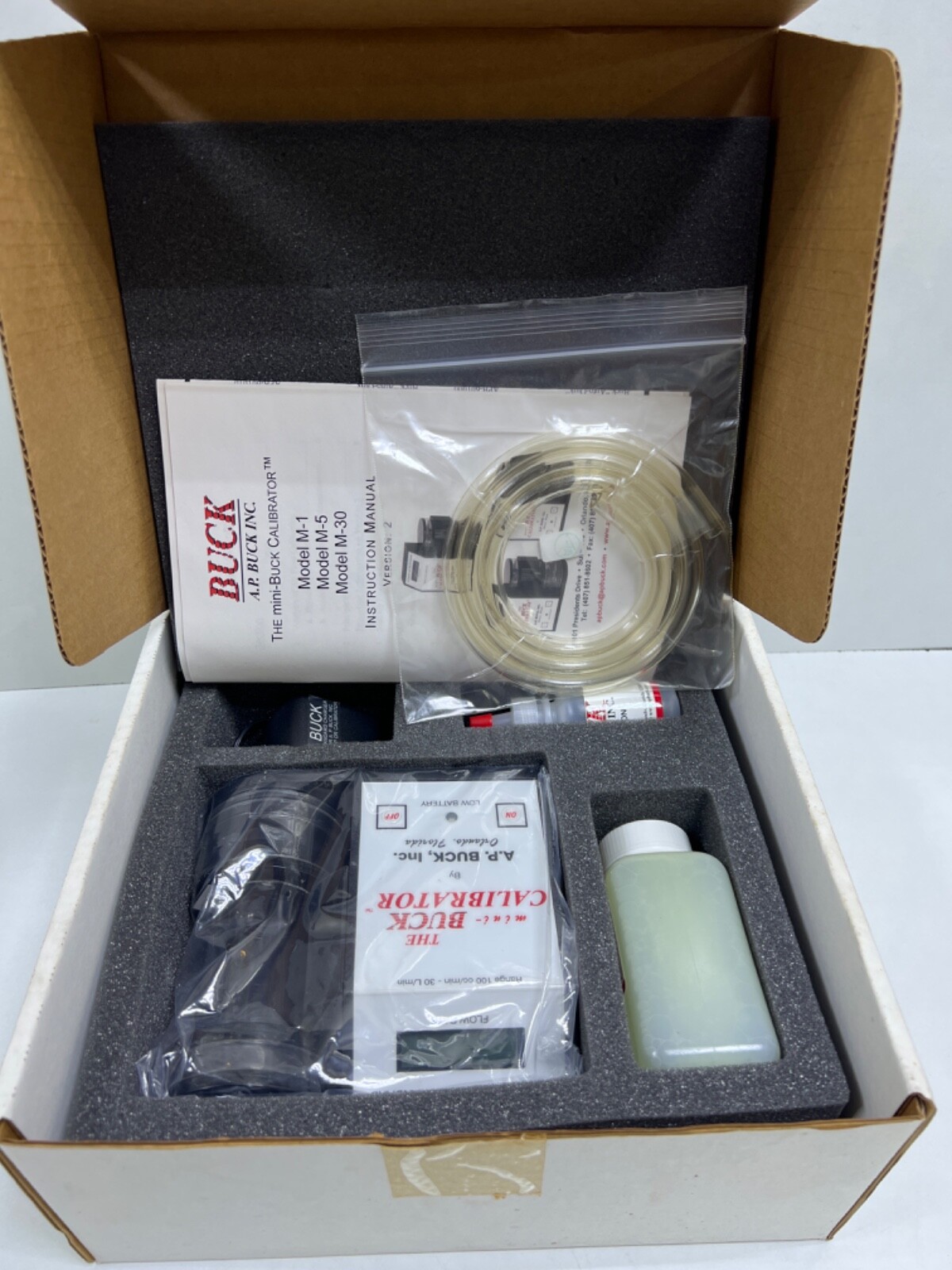 Buck Calibration M-30 Mini-buck Primary Gas Glow Calibrator