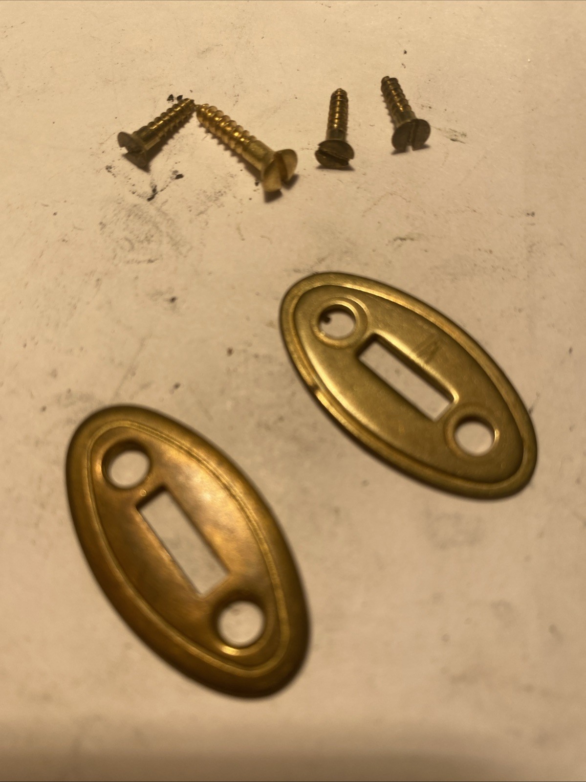Brass Wedge Plates for Thompson Center Hawken Muzzleloader and Screws