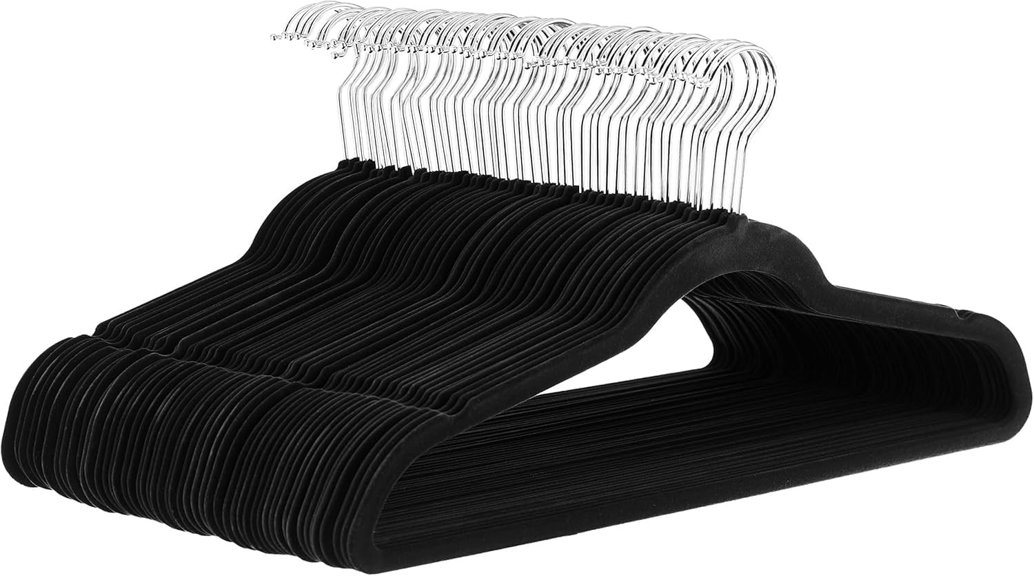 Slim Velvet Non-Slip Space Saving Suit Clothes Hangers Closet Organization