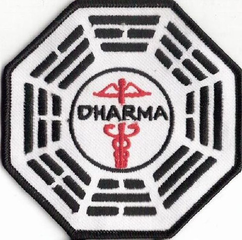 LOST TV SHOW  PATCH - MED STAFF LOGO - LST09