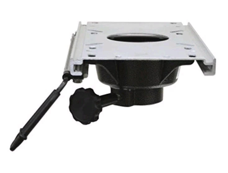 Wise 8WD374 Fore & AFT Seat Slide with Locking Seat Mount Fits 2 3/8-Inch Swivel