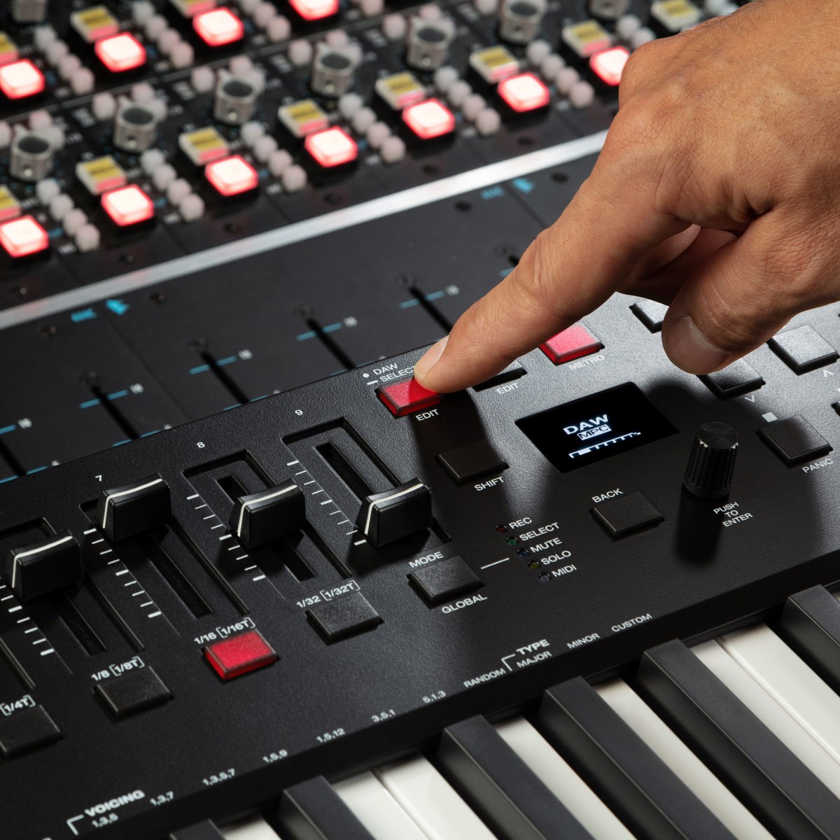 M-Audio Oxygen Pro 61 61-Key USB Powered MIDI Controller with Smart Controls and