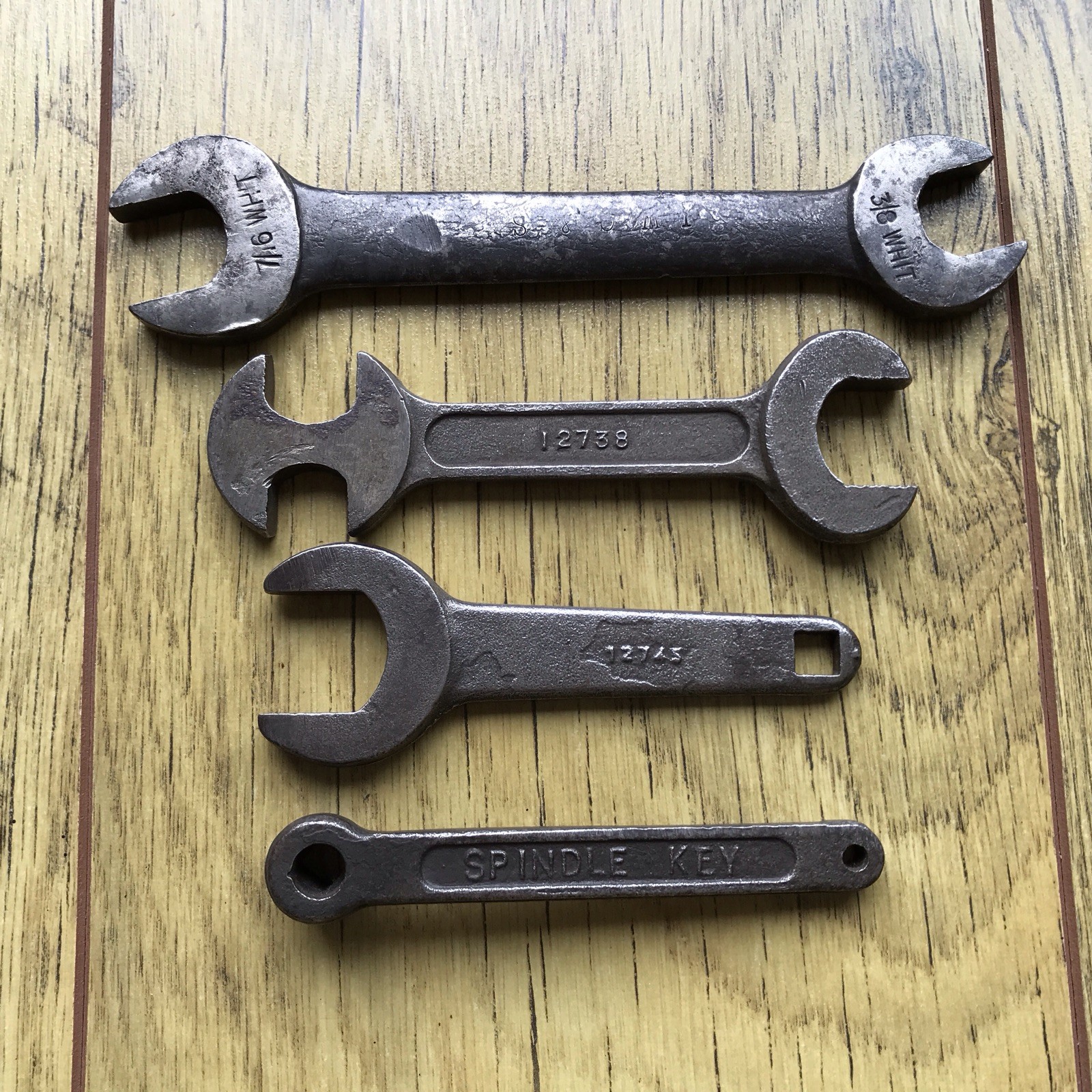 4 Vintage BOC Spanners Collectible.