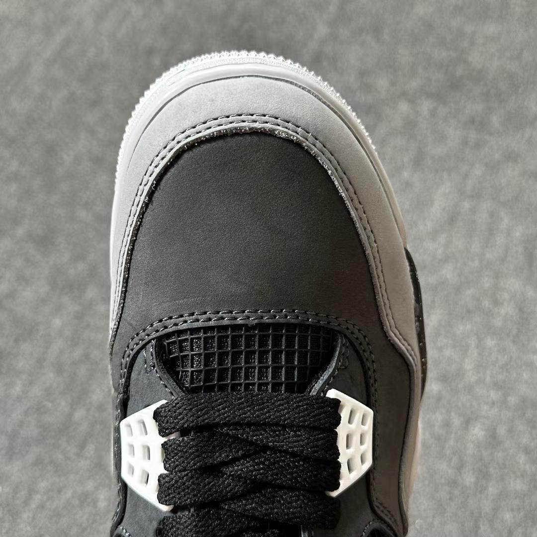 Nike Air Jordan 4 Retro Fear Grey Black Cement Speckle Men Sneakers