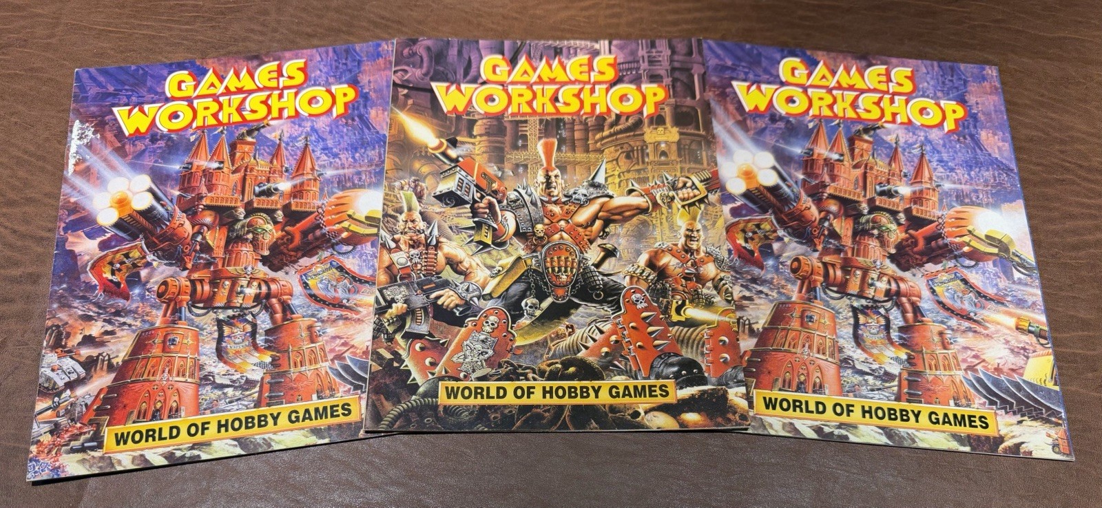 (2) Games Workshop 1994 & (1) 1996 World of HobbyGamesCITADEL WARHAMMER Booklets