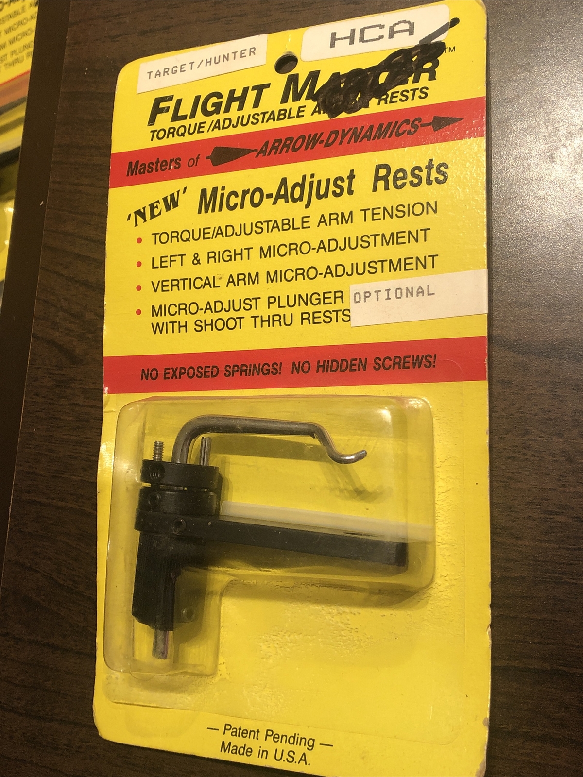 Flight master Micro Adjust Optional Target/Hunter Arrow Rest NOS