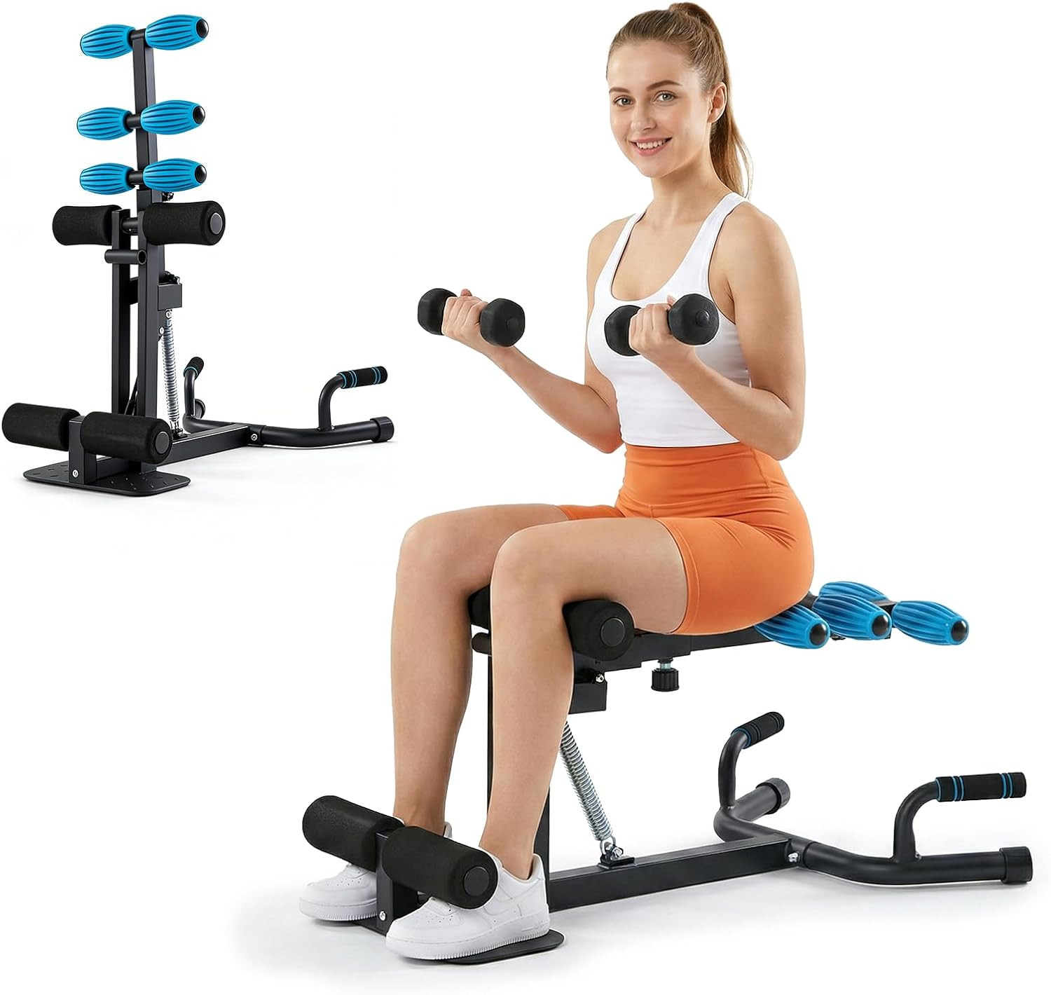 Deep Squat Machine for Women, Fitness Squat Machine, Adjustable Resistance Home